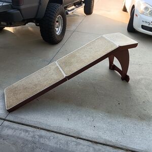 Deluxe Brown and Cream Dog Ramp